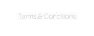 Terms & Conditions